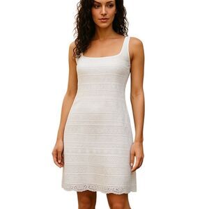 Solitaire Lace Mini Dress Size Medium Vanilla Girl